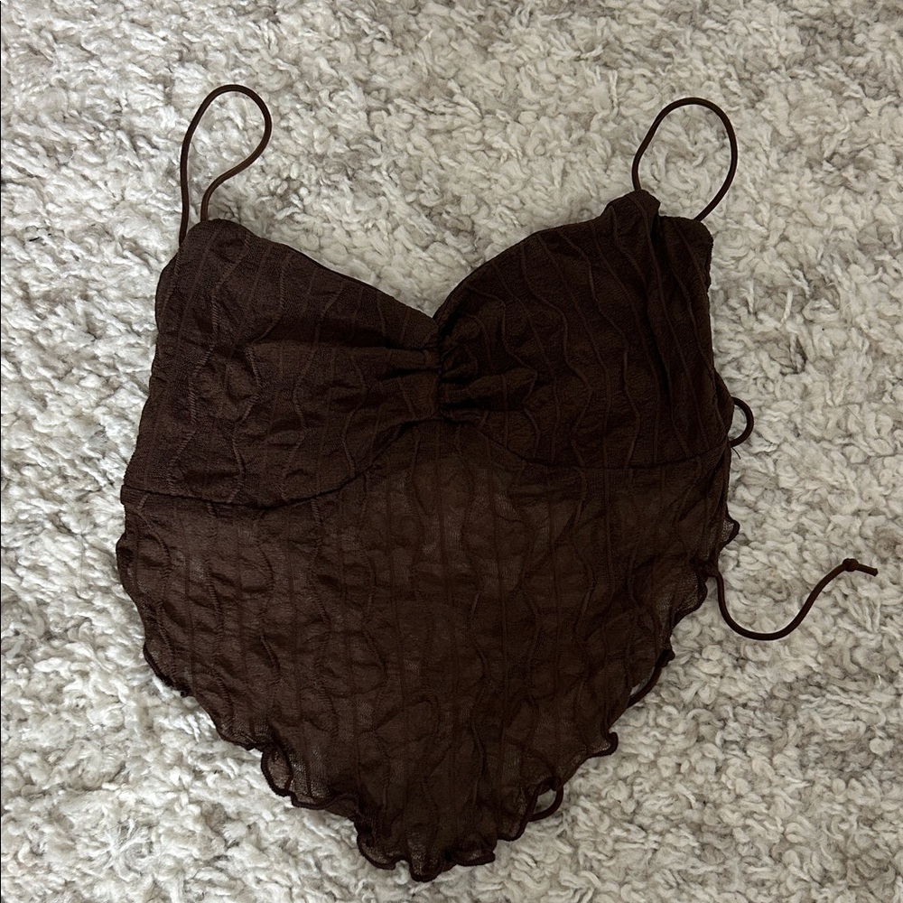 SHEIN Chocolate Brown Camisole